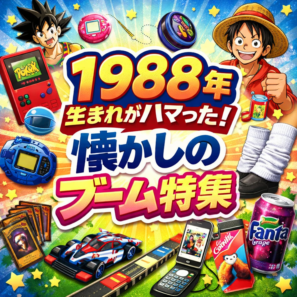 1988年生まれがハマった！懐かしのブーム特集
